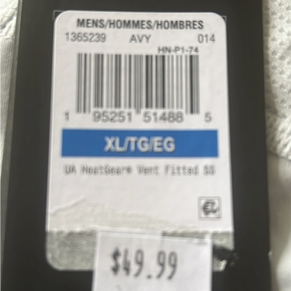 NEW Under Armour mens XL Heat Gear Fitted short sleeve shirt with tags - Picture 8 of 9